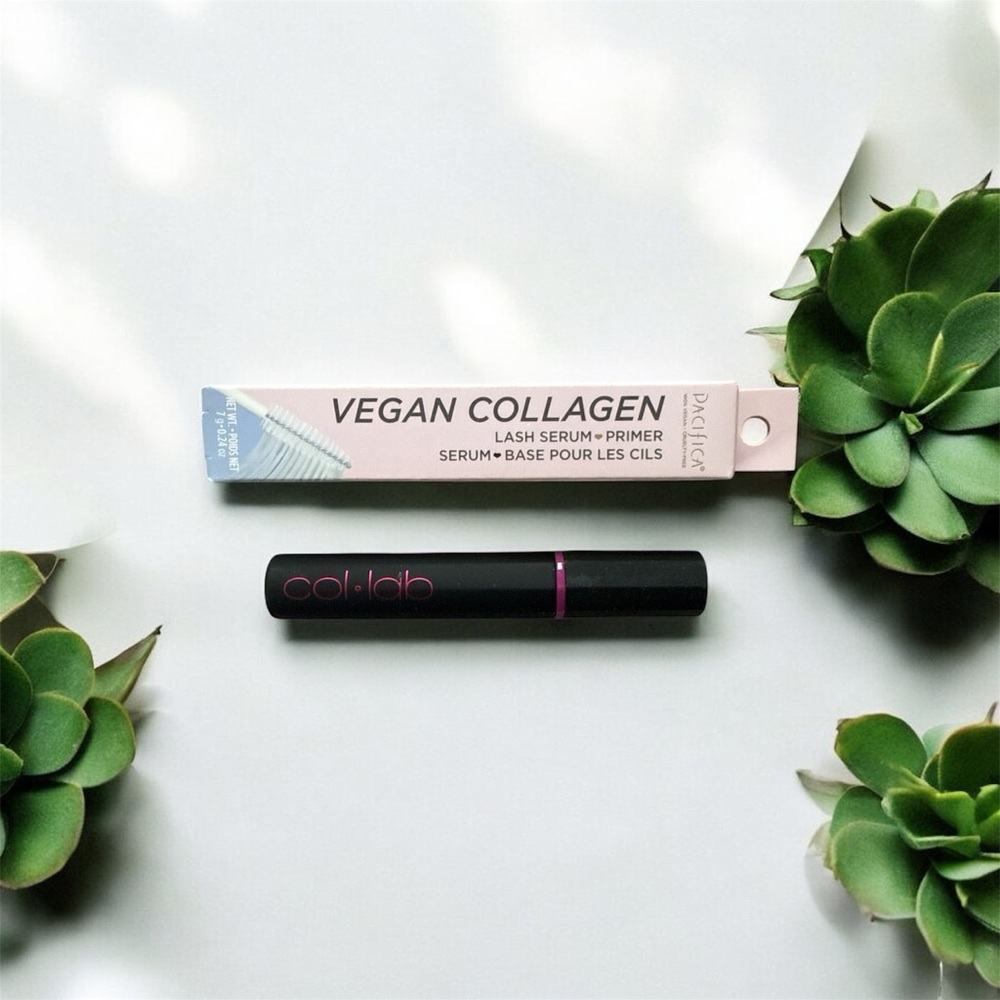 BUNDLE Pacifica Vegan Collagen Lash Primer and Collab Black Waterproof Mascara